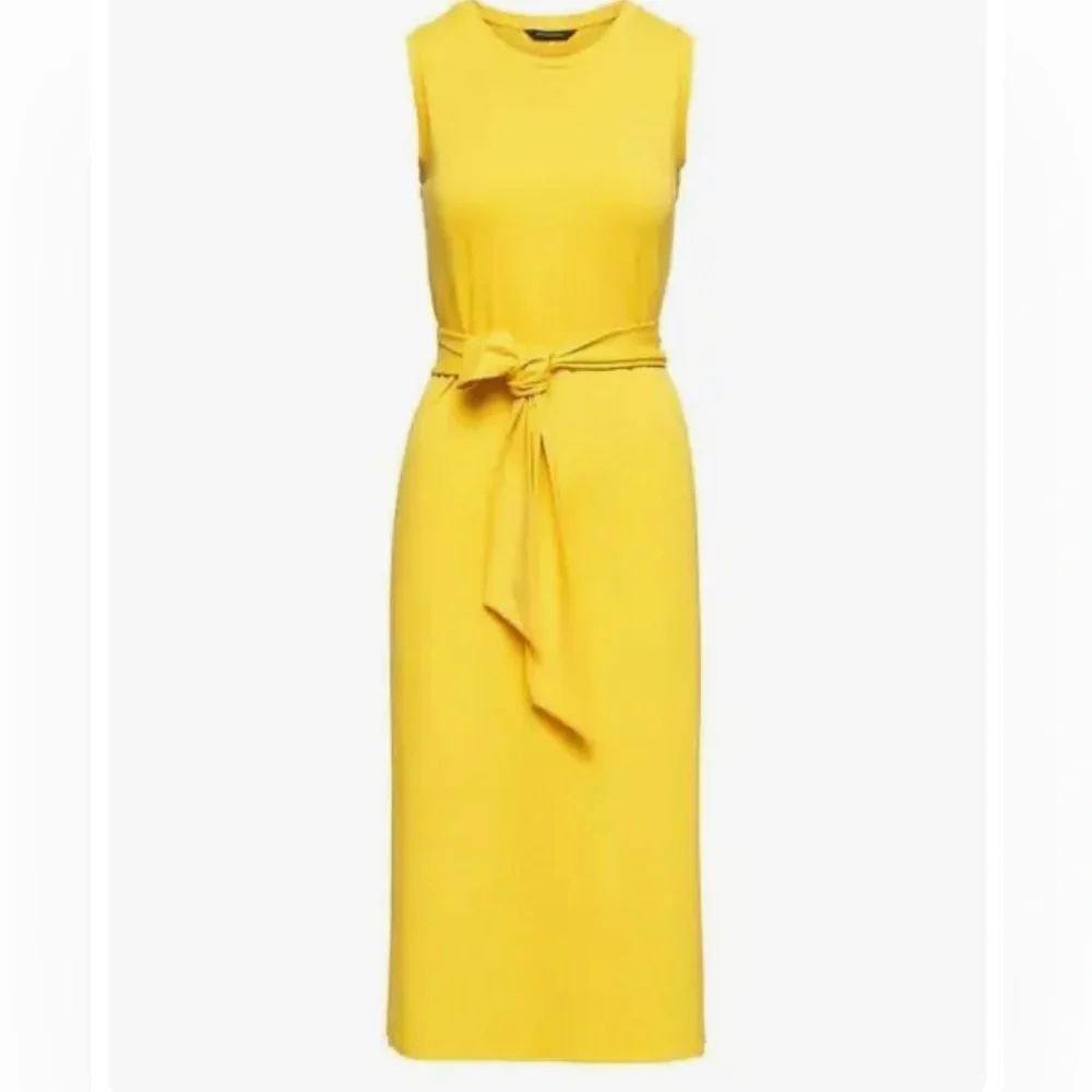 NEW! Banana Republic Yellow Tank Dress, Sz M - Picture 1 of 8